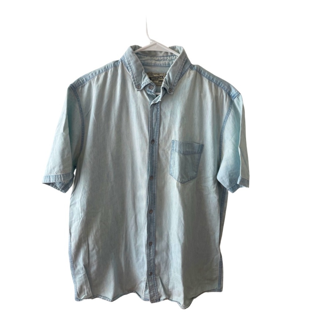Denim Short Sleeve Button Down (Urban Outfitters)